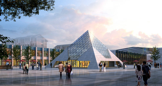 兴安盟金字塔网架